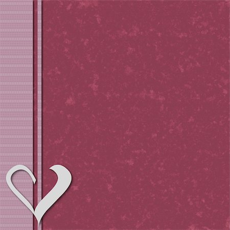 Pink scrapbook layered background with heart element Stockbilder - Microstock & Abonnement, Bildnummer: 400-05142890