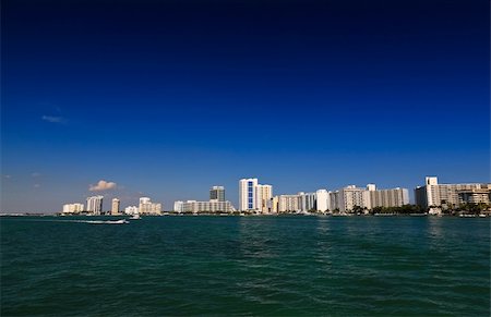 The high-rise buildings in Miami Beach Florida Stock Photo - Budget Royalty-Free & Subscription, Code: 400-05142928