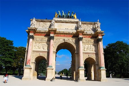Triumphal Arch, Paris, France Stock Photo - Budget Royalty-Free & Subscription, Code: 400-05143034