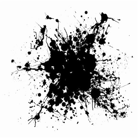 simsearch:400-04497286,k - black gothic grunge ink splat with room to add your own text Stock Photo - Budget Royalty-Free & Subscription, Code: 400-05143778