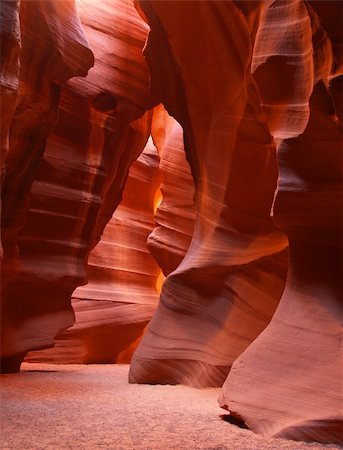 The upper Antelope Slot Canyon near Page  in  Arizona USA Foto de stock - Super Valor sin royalties y Suscripción, Código: 400-05143817