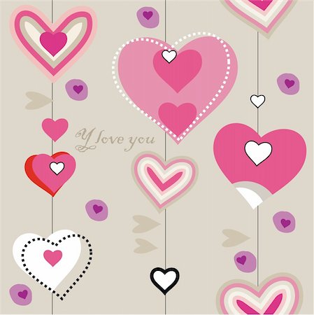funny heart pattern for valentin day Stock Photo - Budget Royalty-Free & Subscription, Code: 400-05143903