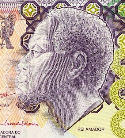 simsearch:400-05156209,k - Rei Amador on 5000 Dobras 2004 Banknote from Saint Thomas and Prince Stock Photo - Budget Royalty-Free & Subscription, Code: 400-05154557