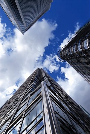 potamcha (artist) - Three skyscrapers in business center. London, Great Britain Stock Photo - Budget Royalty-Free & Subscription, Code: 400-05154917