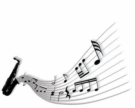 simsearch:400-04794837,k - Vector musical notes staff background for design use Stock Photo - Budget Royalty-Free & Subscription, Code: 400-05155003