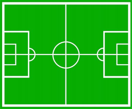 football pitch background - illustration of a soccer field Stock Photo - Budget Royalty-Free & Subscription, Code: 400-05155529