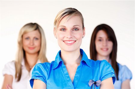smiling industrial workers group photo - Portrait of young several employees Stock Photo - Budget Royalty-Free & Subscription, Code: 400-05155549