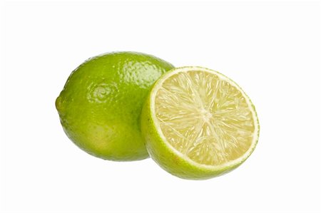 simsearch:400-04395073,k - A fresh lime isolated on white background. Shallow depth of field Stock Photo - Budget Royalty-Free & Subscription, Code: 400-05156761