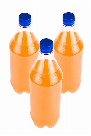 simsearch:400-04618236,k - Three Orange Juice bottle isolated over white background Stockbilder - Microstock & Abonnement, Bildnummer: 400-05156781