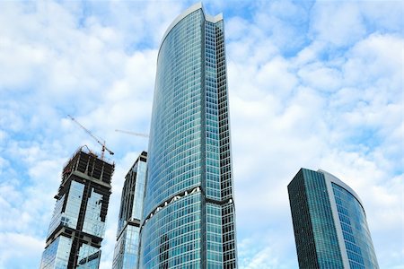 simsearch:400-05161359,k - Construction of skyscrapers from glass, a steel and concrete of a complex of the international business centre Moscow-city, Moscow, Russia Foto de stock - Super Valor sin royalties y Suscripción, Código: 400-05157231
