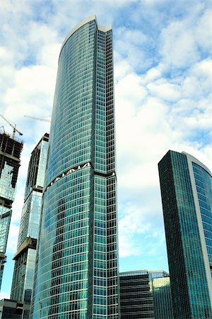 simsearch:400-05161359,k - Construction of skyscrapers from glass, a steel and concrete of a complex of the international business centre Moscow-city, Moscow, Russia Foto de stock - Super Valor sin royalties y Suscripción, Código: 400-05157232