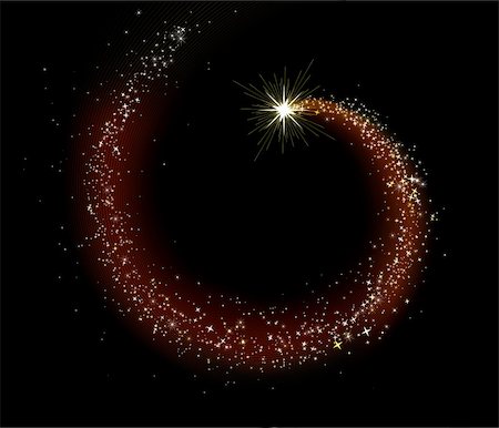 fireworks vector art - Vector illustration of space background with comet over a starry sky. Foto de stock - Super Valor sin royalties y Suscripción, Código: 400-05157572