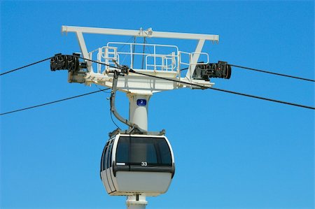 Passenger ropeway in Lisbon Portugal Stock Photo - Budget Royalty-Free & Subscription, Code: 400-05157631