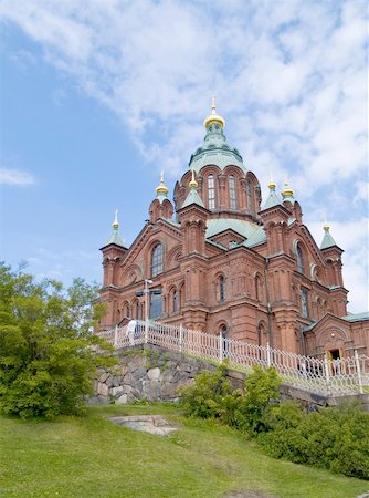 simsearch:400-04493841,k - The Orthodox Uspenski Cathedral in Helsinki, Finland Foto de stock - Royalty-Free Super Valor e Assinatura, Número: 400-05157645