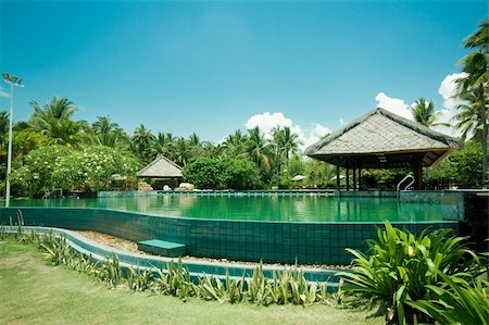 tropical  spa pool outdoor photo (Hainan,China) Photographie de stock - Aubaine LD & Abonnement, Code: 400-05157735