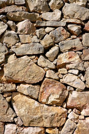 dirty city - Masonry stone wall texture, old Spain ancient architecture detail Stock Photo - Budget Royalty-Free & Subscription, Code: 400-05159237