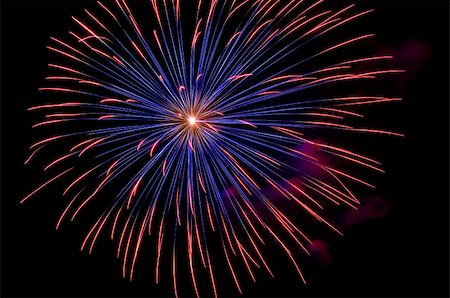simsearch:400-04419970,k - beautiful and colorful  fireworks display at night Stock Photo - Budget Royalty-Free & Subscription, Code: 400-05159371