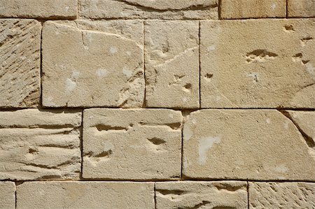 simsearch:400-06481727,k - Big rectangle masonry stones on a wall, fake stone Foto de stock - Royalty-Free Super Valor e Assinatura, Número: 400-05159519