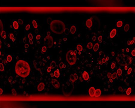 simsearch:400-05082601,k - red blood cells in a vein on a dark background Stock Photo - Budget Royalty-Free & Subscription, Code: 400-05150636