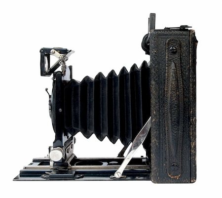 old vintage black camera Stock Photo - Budget Royalty-Free & Subscription, Code: 400-05150905