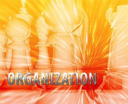 simsearch:400-07329621,k - Abstract organization business strategy management chess themed illustration Photographie de stock - Aubaine LD & Abonnement, Code: 400-05151255