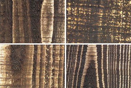 simsearch:400-04883457,k - Here are four kinds of wood texture. Foto de stock - Royalty-Free Super Valor e Assinatura, Número: 400-05151716