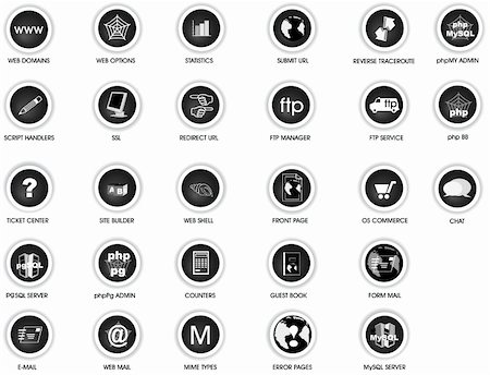 simsearch:400-04657894,k - Vector Illustration of variety of buttons for web sites, design, portfolio, promotions etc. Stock Photo - Budget Royalty-Free & Subscription, Code: 400-05151849