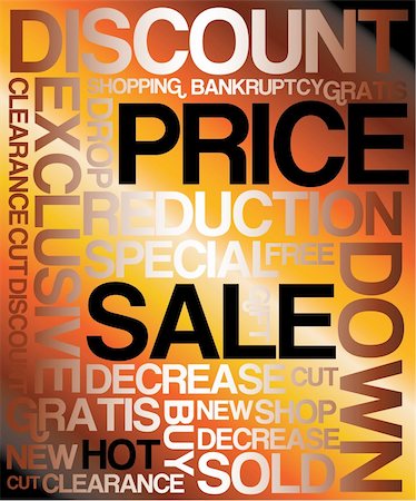 simsearch:400-05341250,k - Sale discount poster - with backlight on hot background Stock Photo - Budget Royalty-Free & Subscription, Code: 400-05151868