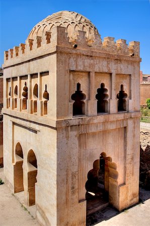 Almoravid Koubba in old Medina in Marrakech Photographie de stock - Aubaine LD & Abonnement, Code: 400-05151900