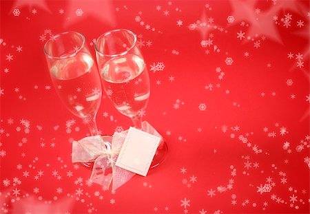 simsearch:400-05117424,k - New year party with champagne glasses. Coppy space Photographie de stock - Aubaine LD & Abonnement, Code: 400-05152288