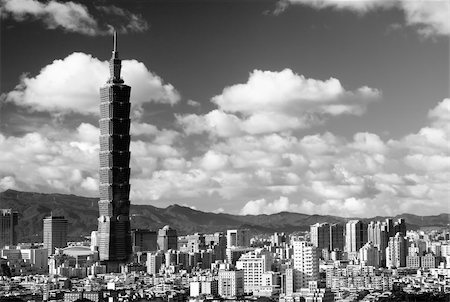 simsearch:400-04780851,k - It is a beautiful cityscape in Taipei of Taiwan. Foto de stock - Super Valor sin royalties y Suscripción, Código: 400-05153123