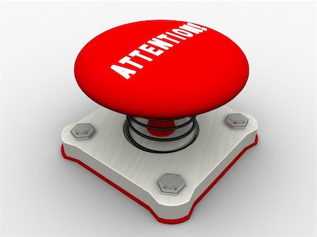 Red start button on a metal platform Stock Photo - Budget Royalty-Free & Subscription, Code: 400-05153136