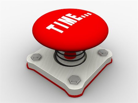 Red start button on a metal platform Stock Photo - Budget Royalty-Free & Subscription, Code: 400-05153142
