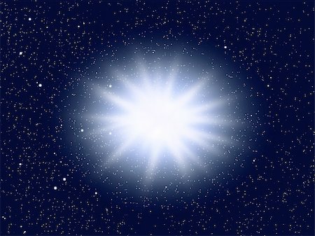 Explosion of the big star in space Stock Photo - Budget Royalty-Free & Subscription, Code: 400-05153225