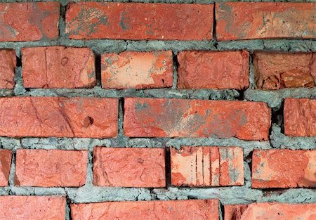 simsearch:400-05058727,k - Brick wall of a building destroyed by time Fotografie stock - Microstock e Abbonamento, Codice: 400-05153433