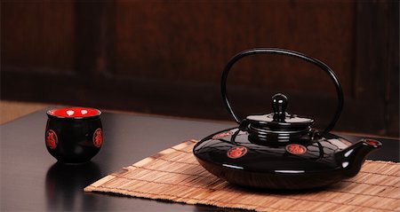 simsearch:400-08045087,k - Traditional Chinese tea ceremony with kettle and cup Stock Photo - Budget Royalty-Free & Subscription, Code: 400-05153477