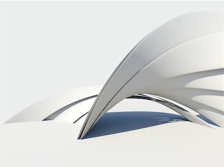 White elegant 3d arch illustration Stock Photo - Budget Royalty-Free & Subscription, Code: 400-05153672