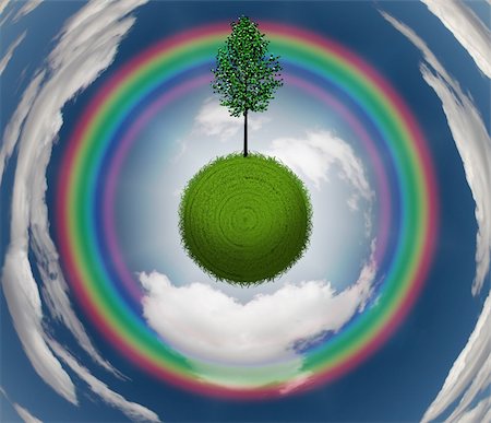 Sphere with Tree Stock Photo - Budget Royalty-Free & Subscription, Code: 400-05153717