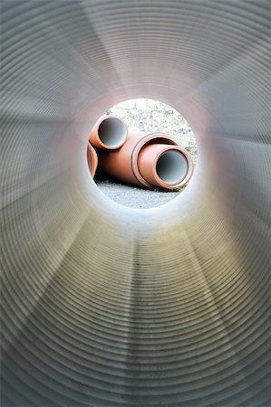 Inside of plumbing tube Stock Photo - Budget Royalty-Free & Subscription, Code: 400-05153843