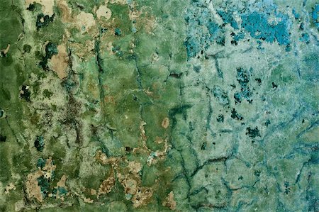 simsearch:400-08775485,k - Decayed cracked concrete painted old wall background Stock Photo - Budget Royalty-Free & Subscription, Code: 400-05153970