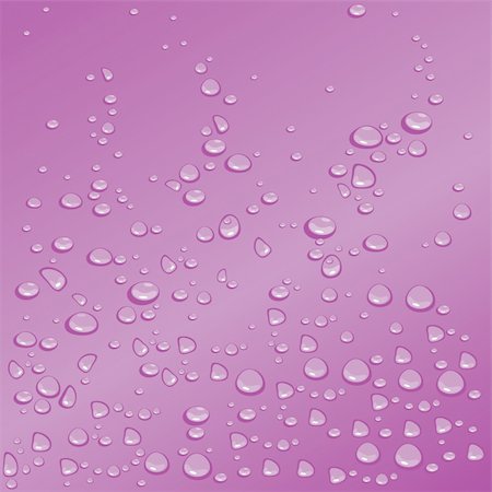 Water drops on a violet background.vector Stock Photo - Budget Royalty-Free & Subscription, Code: 400-05164364