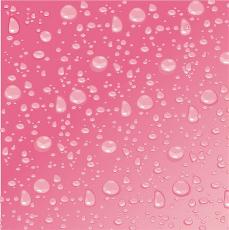 Water drops on a pink background.vector Stock Photo - Budget Royalty-Free & Subscription, Code: 400-05164368