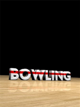 simsearch:400-04309950,k - bowling on wooden parquet Foto de stock - Royalty-Free Super Valor e Assinatura, Número: 400-05164457