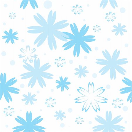 simsearch:400-04656297,k - Seamless pattern with blue snowflakes. Vector illustration. Photographie de stock - Aubaine LD & Abonnement, Code: 400-05164489