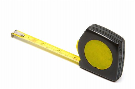 Tape measure isolated on white background Stock Photo - Budget Royalty-Free & Subscription, Code: 400-05164483