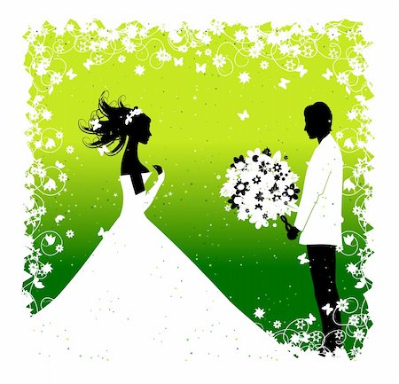simsearch:400-04141987,k - Bride. Wedding illustration for your design Photographie de stock - Aubaine LD & Abonnement, Code: 400-05165404