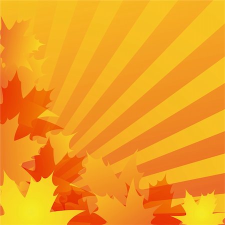 abstract autumn background design with maple leaves Stock Photo - Budget Royalty-Free & Subscription, Code: 400-05165547
