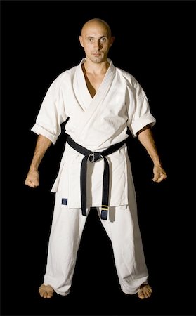 simsearch:400-04222731,k - The serious karateka men is fighting Photographie de stock - Aubaine LD & Abonnement, Code: 400-05165703