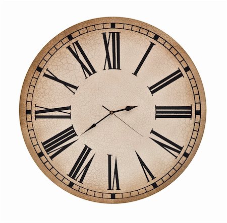 Antique looking clock face Foto de stock - Royalty-Free Super Valor e Assinatura, Número: 400-05165914