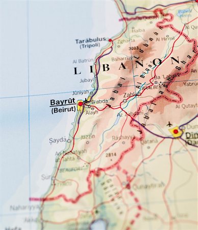 Map of Bayrut Foto de stock - Super Valor sin royalties y Suscripción, Código: 400-05166268